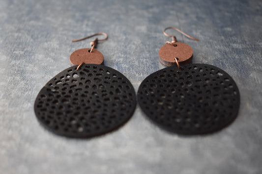 Black Bohemian Earrings