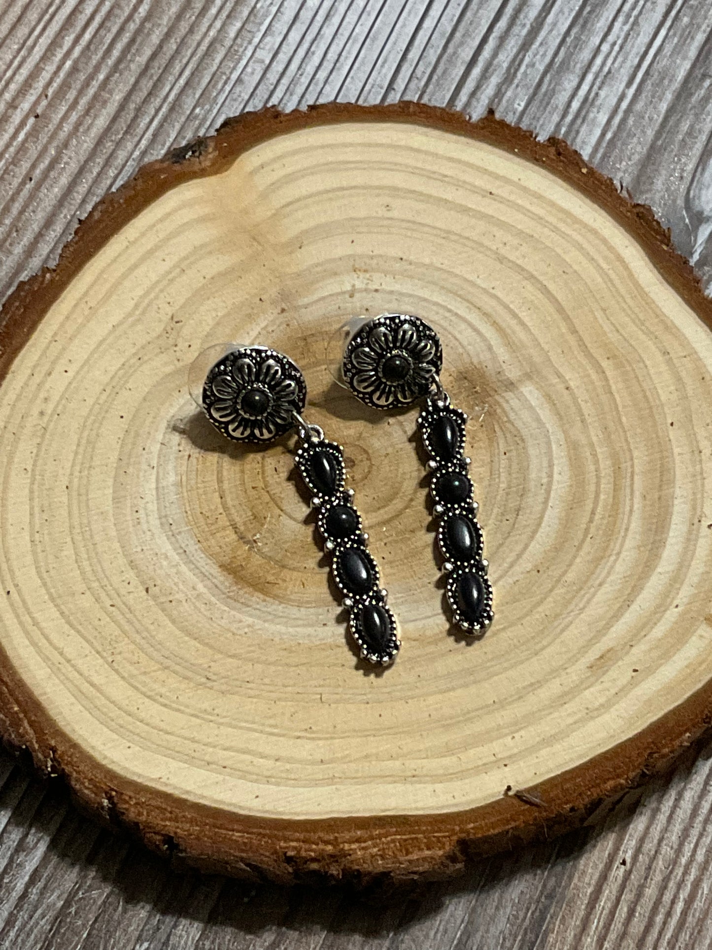 Black Bedford Creek Earrings