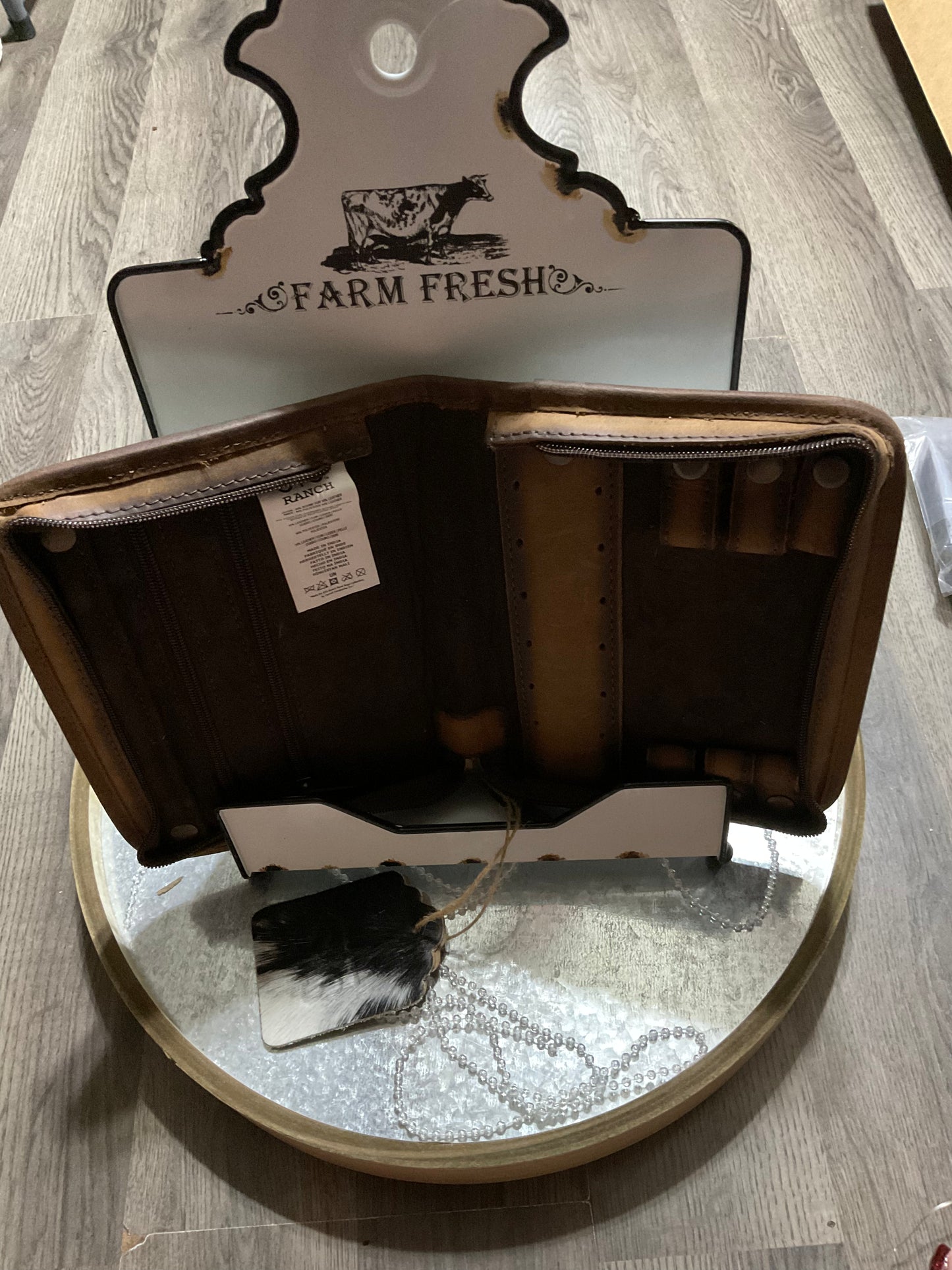 Cowhide Kellie Jewelry Case