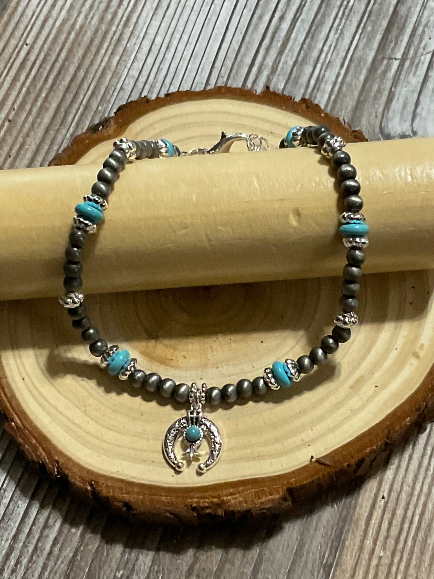 Turquoise Navajo Anklet