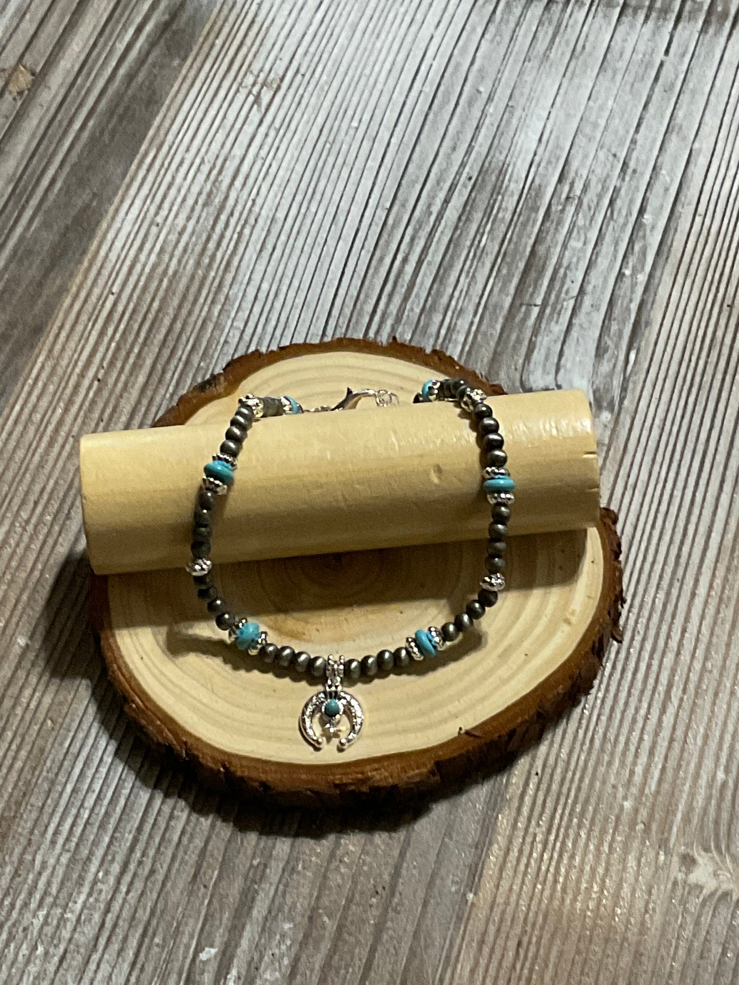 Turquoise Navajo Anklet