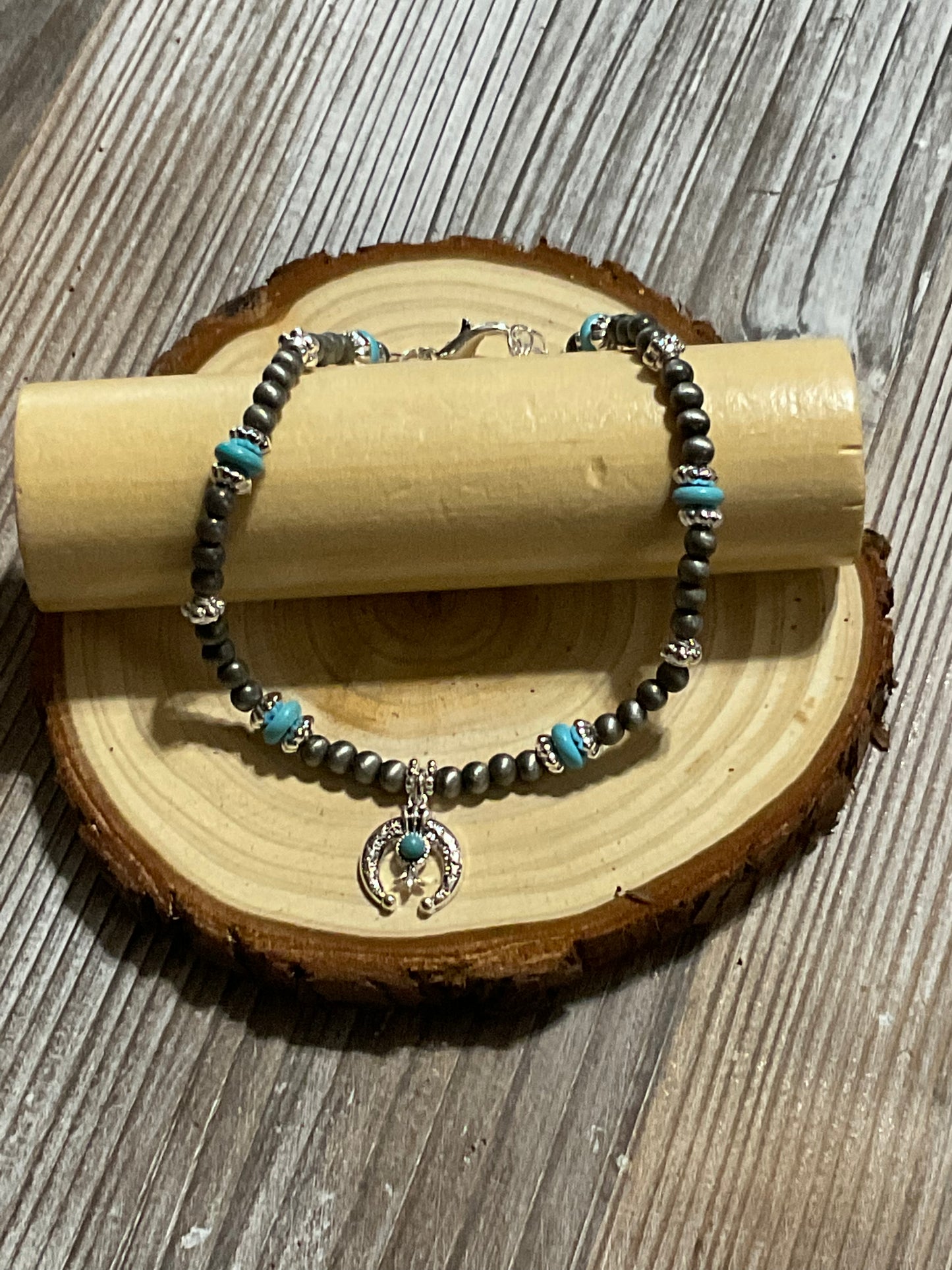 Turquoise Navajo Anklet