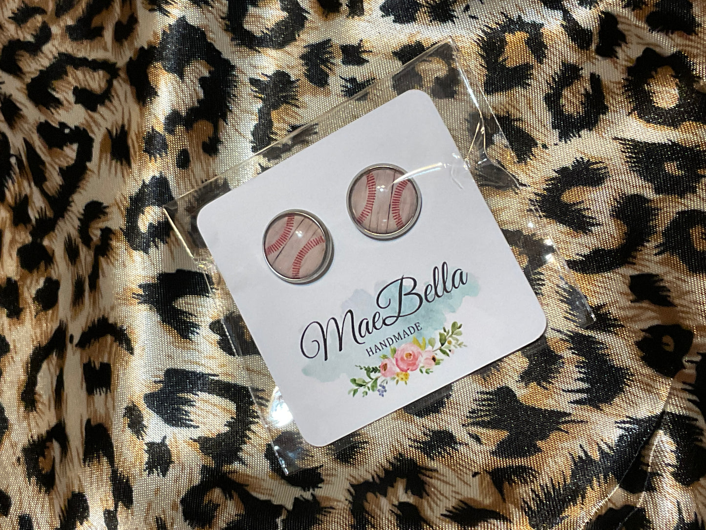 Baseball Earrings