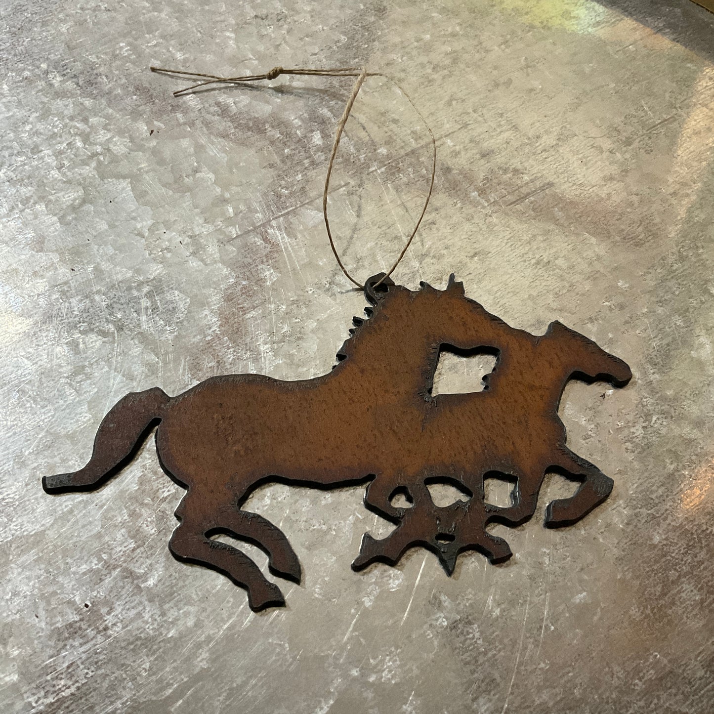 Rustic metal Ornament